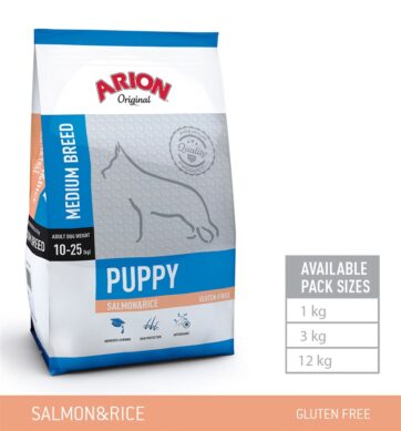 ARION Puppy Medium Breed 3 kg – Laks & Ris