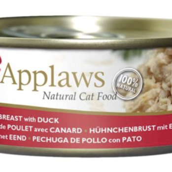 Applaws Vådfoder til kat med kylling og and