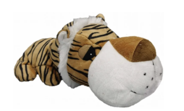 Plys tiger med stort hoved 26 cm