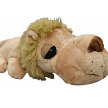 Plys løve med stort hoved 26 cm