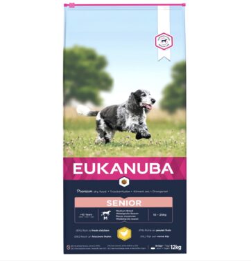 EUKANUBA Senior Medium Breed kylling 12 kg